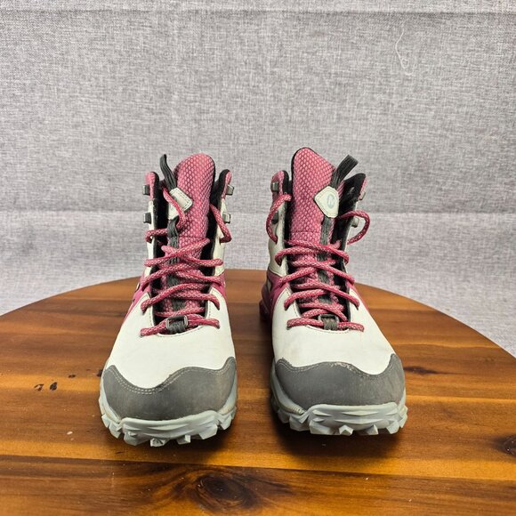 Merrell Womens Performance‎ Hiking Bootsgret red Size 7 Ash - Picture 2 of 15